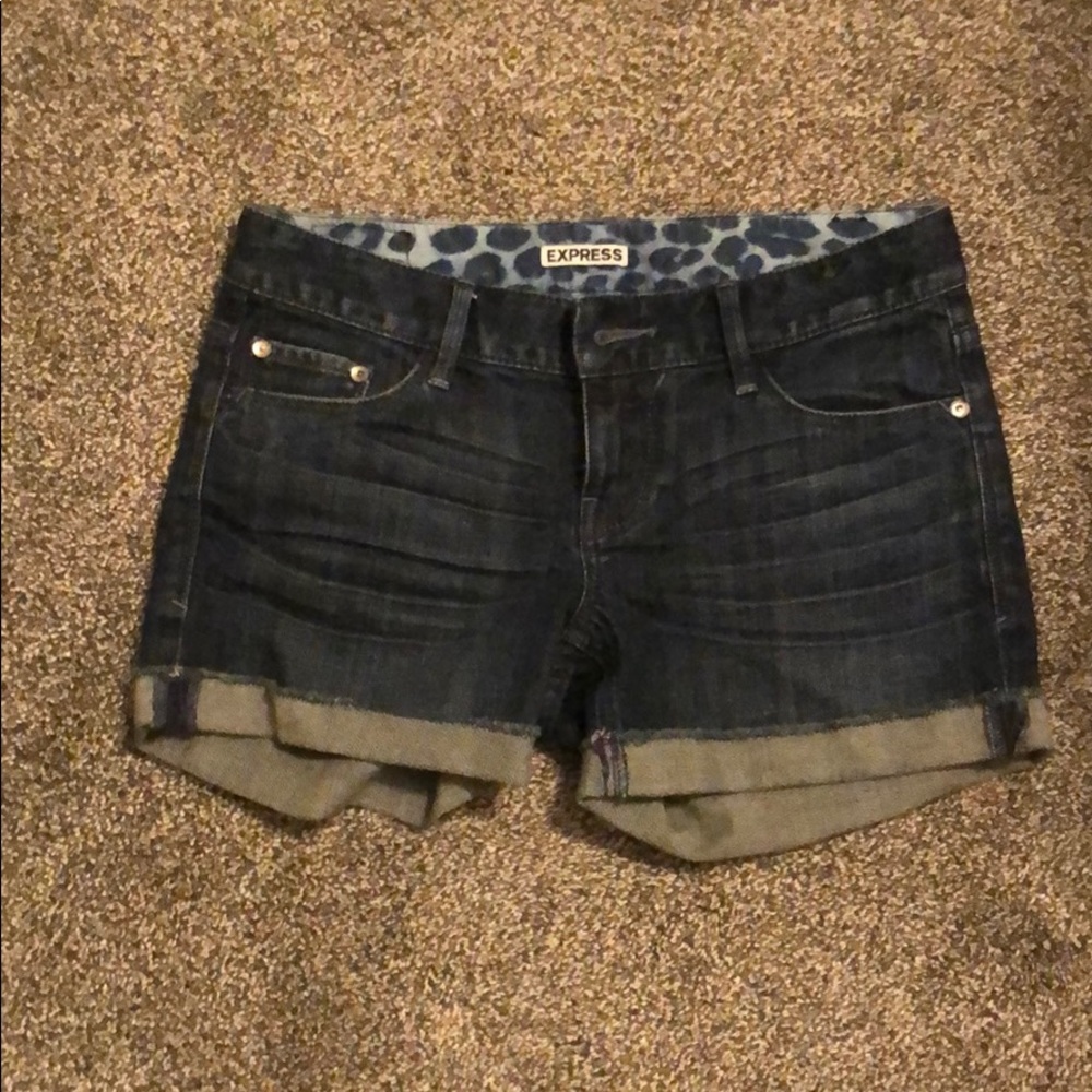 Express jean shorts
